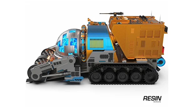 Chrono Miner RA2 1:35 scale resin kit